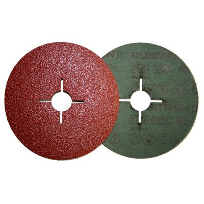 Cubitron® II Фибровый Шлифовальный Круг 982С  Ø125 mm, 125 мм х 22 мм, 80+, № 27628